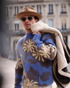 Kevin Dias from the Netflix series "Emily in Paris" spotted during Paris Fashion Week wearing ultra-light sunglasses TALVI