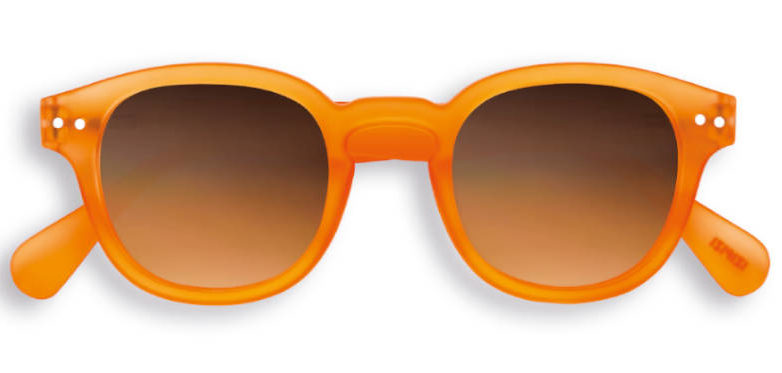 Lunettes solaires modèle Orangeflash par la marque française Izipizi